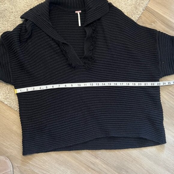 Free People Collared Oversized Sweater - Picture 9 of 11